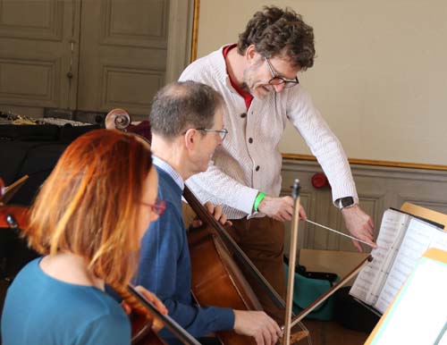Ensemblearbeit Stadtkapelle Fürstenfeldbruck (Foto: Dirk Bruns)